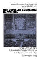 Heinrich Oberreuter (U. A.) | Der Deutsche Bundestag Im Wandel | Taschenbuch