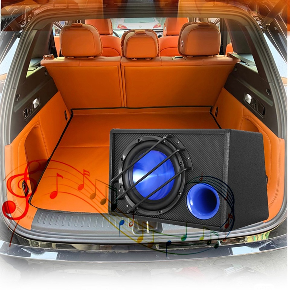3800W Car Sub Music Active Subwoofer High Power Bass Speaker Sub ...