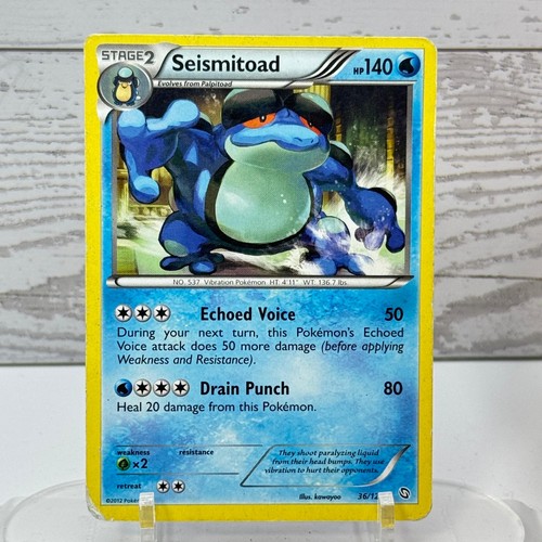 Seismitoad 36/124 Dragons Exalted Pokemon