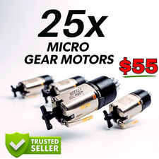 25pc 3V Micro Planetary Gearbox Motor High Torque DC Motor DIY Robot 24hr ship 
