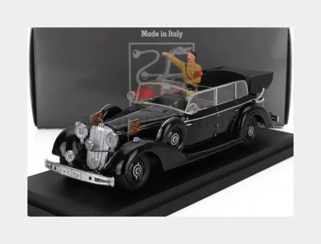 RIO-MODELS 4064/P MERCEDES BENZ - 770K WITH HITLER FIGURE 1942 - BLACK - 1/43 - Immagine 2 di 4