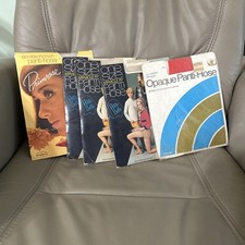 Lot of 5 pair vintage pantyhose, Primroae, Petite Belle, etc.
