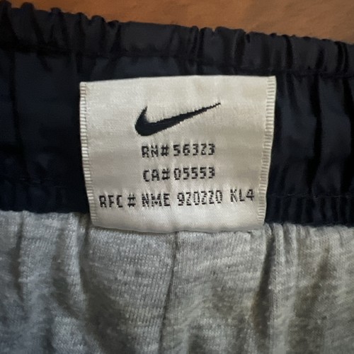 Vintage Nike Trainingshose Windbreaker Streetwear Skater Herren 2XL Reißverschluss Knöchel weiß Etikett - Bild 3 von 13