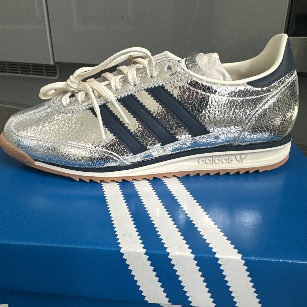 adidas Originals SL 72 OG Women's Trainers, Size UK Metallic