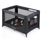 Pamo Babe Portable Foldable Baby Play Yard Playpen, Black, Carry Bag — photo 1