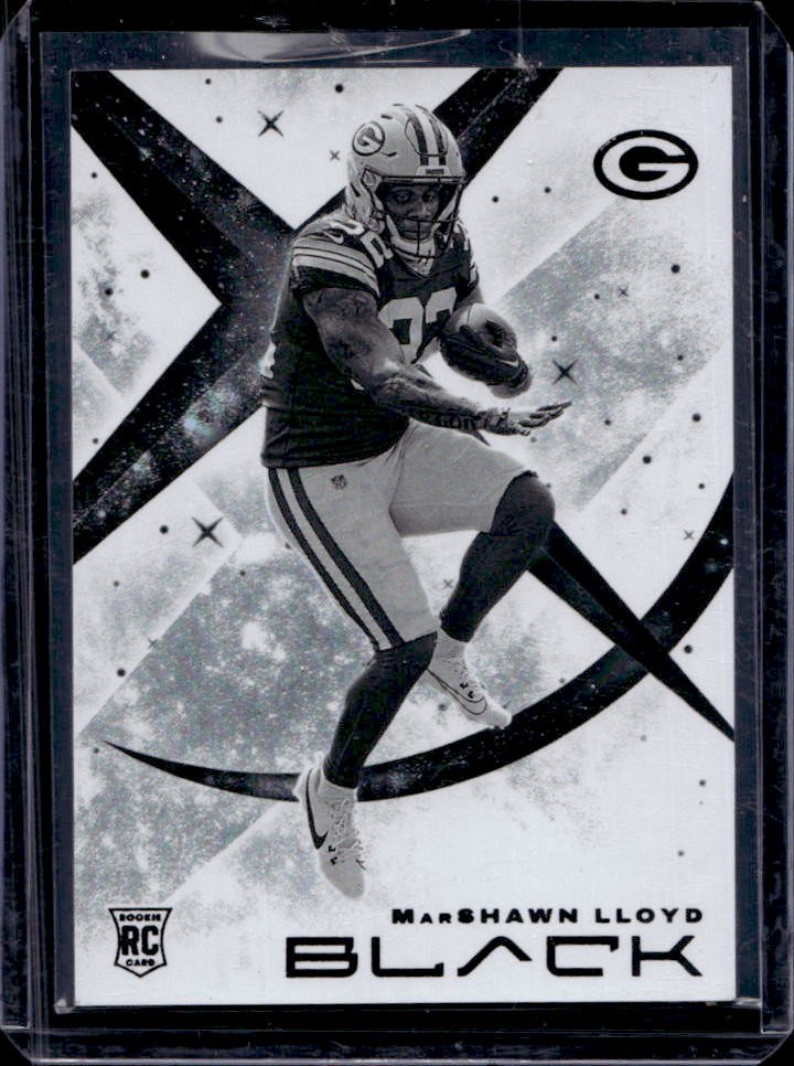 2024 Panini Black MarShawn Lloyd White Night RC Rookie #WN-MLD Packers
