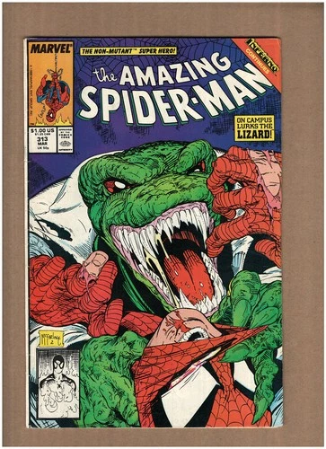 Amazing Spider-Man #313 Marvel 1989 Todd McFarlane LIZARD INFERNO VG 4.0