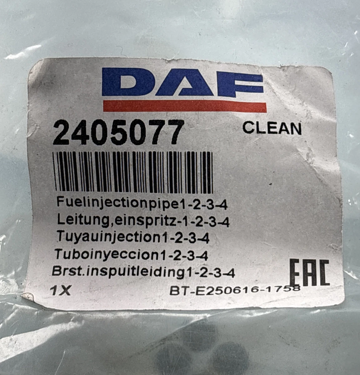 PACCAR DAF 2405077 Fuel Injection Pipe – MX-13 EPA17 photo 5