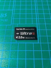SanDisk Ultra II Memory Stick PRO Duo 2GB PSP Tested Working Used