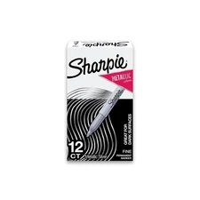 Sharpie Metallic Permanent Marker Metallic Silver Dozen 39100
