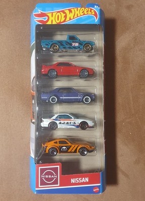 Hot Wheels Nissan 5er Pack