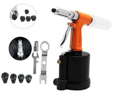 Pneumatic Rivet Gun Hydraulic Air Riveter Tool Labor Saving 2.4-6.4mm, Manual
