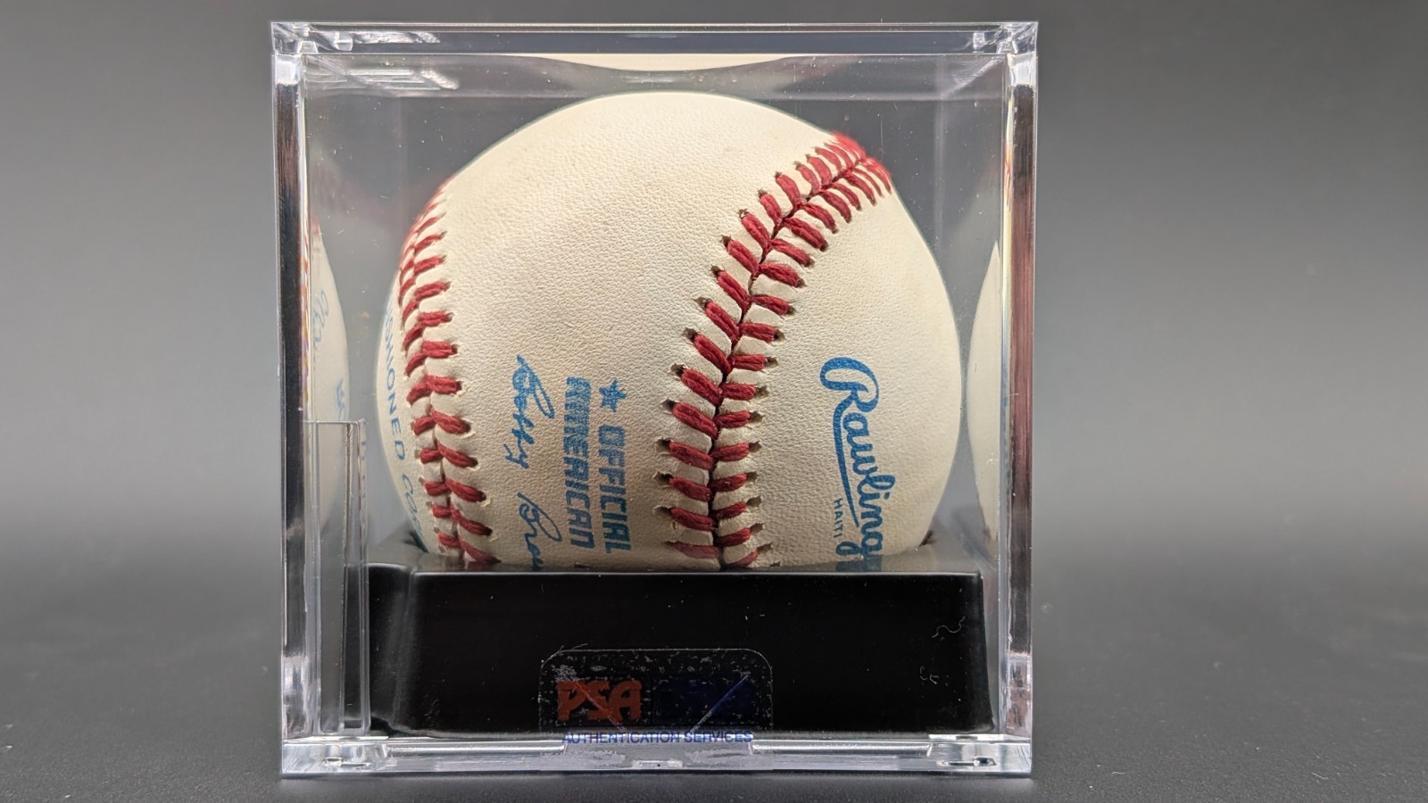 Johnny Mize PSA DNA Certified & Graded Auto Baseball ROAL Cardinal HOF NM-MT8 view 6