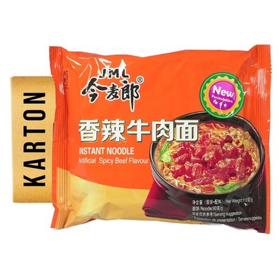 JML Instantnudeln Spicy Beef Geschmack 24x110g Nudelsuppen Instant noodles