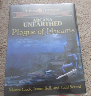 A D&D D20 3.5E PLAGUE OF DREAMS ARCANA UNEARTHED M COOK + SW DUNGEON DRAGON