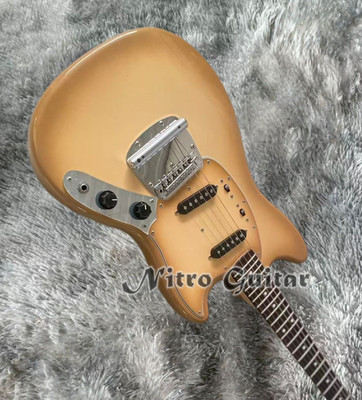 Vintage Sunburst Mustan Electric Guitar SSS Pickups Chrome Hardware Gloss Finish