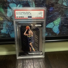 Michael Porter Jr. 2018-19 Panini Prizm Rookie Card RC #32 PSA 9 Mint Nuggets