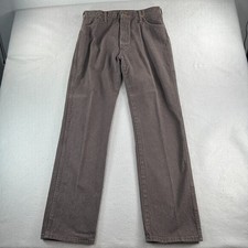 Vintage Wrangler Jeans Mens 36x34 Fits 33x33 Brown OG Cowboy Cut USA Made 70s
