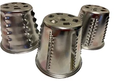 Salad Master Food Processor Replacement Cones #2, 3, 5 Sharp NEW-NOS