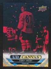 2024-25 Upper Deck Series 1 - UD Canvas Sidney Crosby #C-66 Penguins