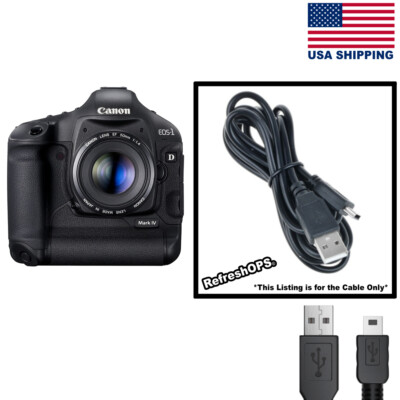 Canon EOS 1D Mark IV Digital SLR Camera USB Cable Transfer Cord Replacement