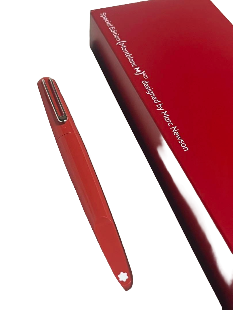 Limited Edition Montblanc M Red Nib Fountain Pen from Japan