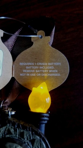 Walt Disney World Polynesian Village Resort Light Up TORCHES Tiki Ornament  NWT  - Zdjęcie 10 z 11