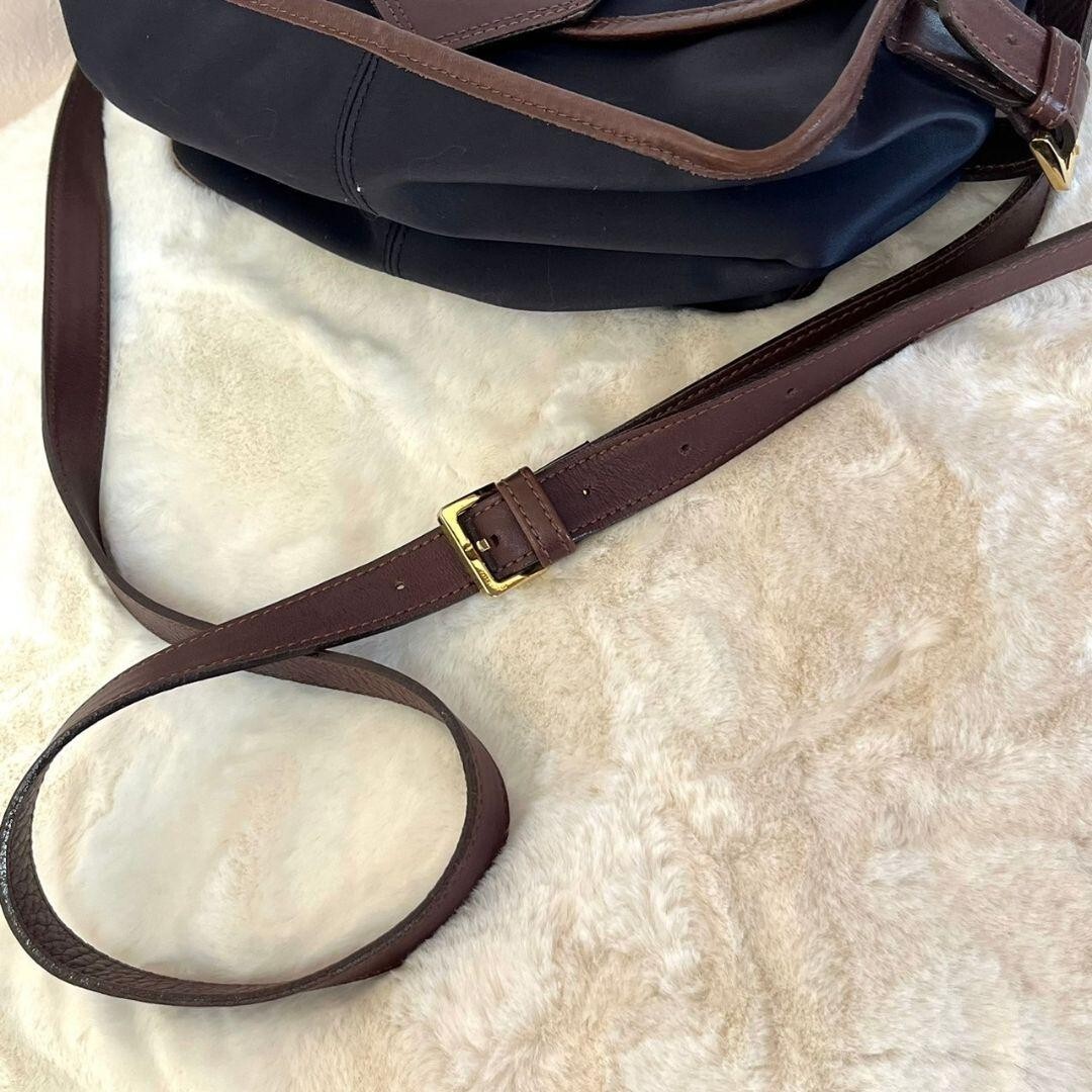 YSL Reversible Leather Shoulder Bag Black/Brown Y Log… Gem