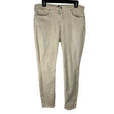 NYDJ Beige Ami Skinny Jeans Lift  Tuck Technology Stretch Women's Size 8 GUC