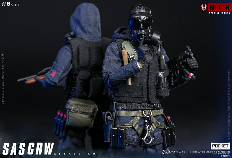 DAMTOYS PES002 SAS CRW Breacher 1:12 Scale Action Figures IN STOCK