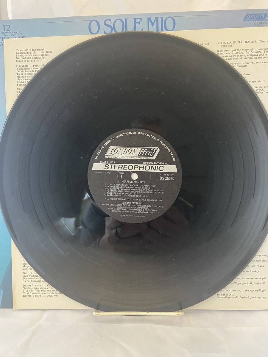 その他 LP Luciano Pavarotti O Sole Mio Luciano Pavarotti KIJC9230 LONDON Japan /00260 LP Luciano Pavarotti O Sole Mio Luciano Pavarotti KIJC9230