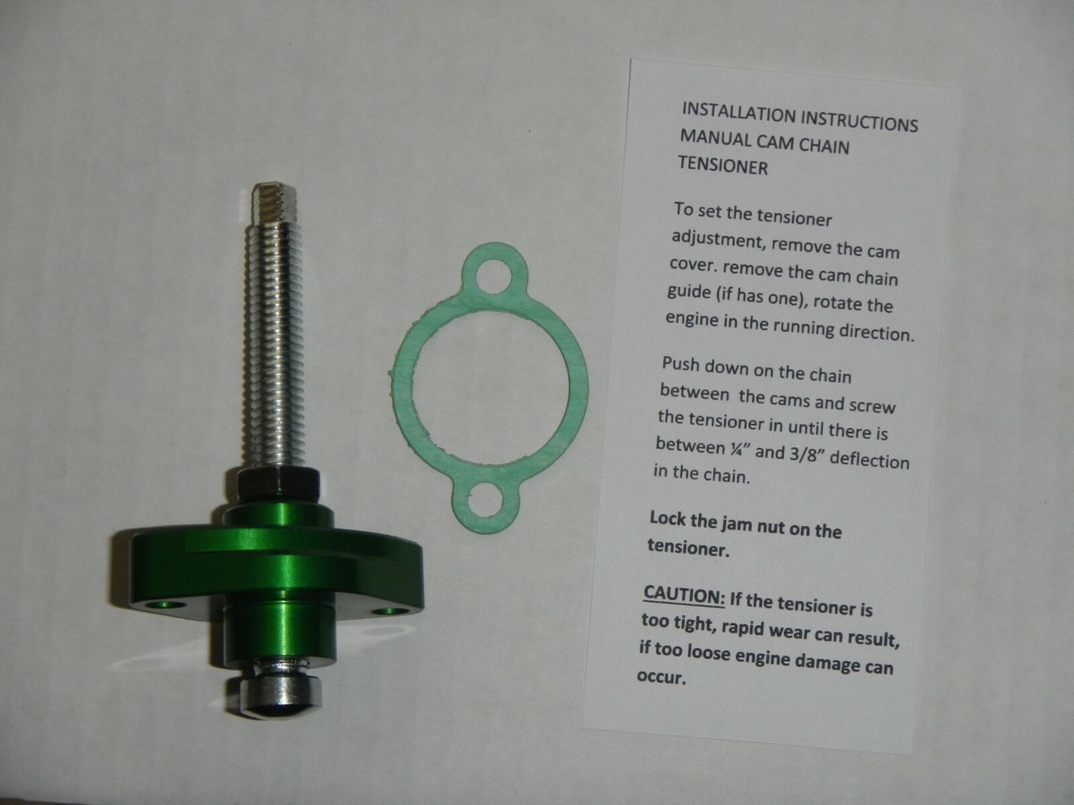 バイイー Green Timing Cam Chain Tensioner Manual Adjuster 84-86 NINJA