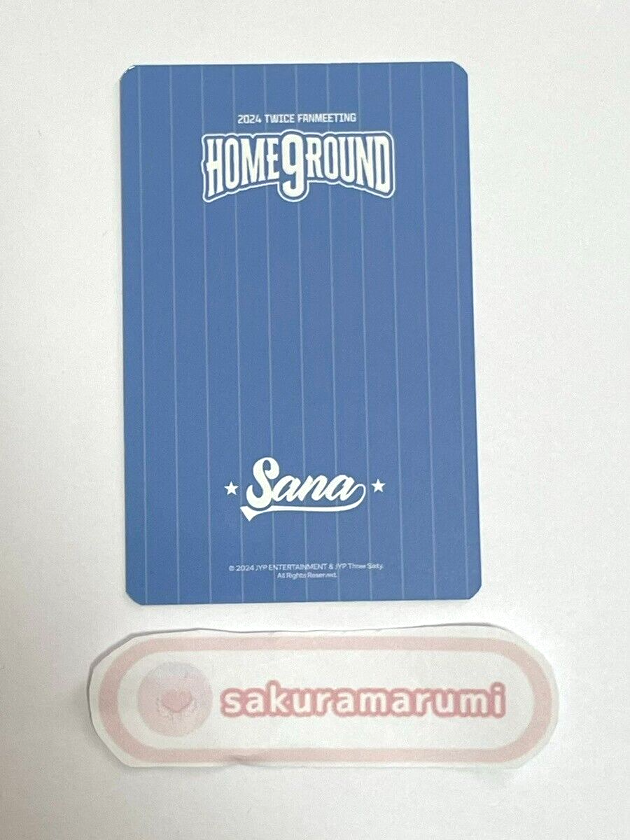 TWICE SANA 9TH ANNIVERSARY HOME 9 ROUND POPUP Baseball TWICE SANA 9TH ANNIVERSARY HOME 9 ROUND POPUP Baseball