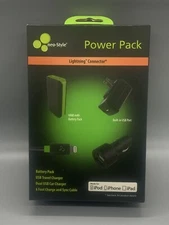 apple lightning acessory pack, 6000mah battery pack, chargers