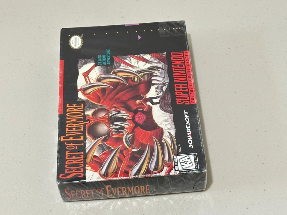 New! Secret of Evermore (Super Nintendo SNES) Factory Sealed - Image 3 of 4