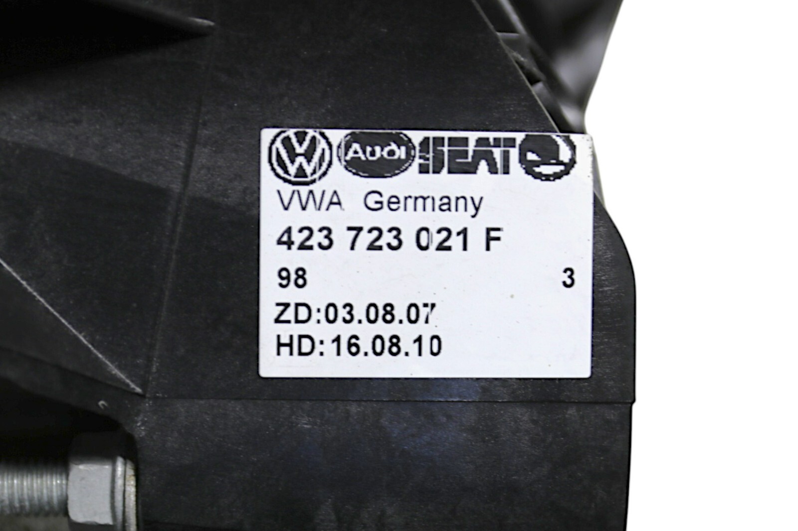 Audi R8 V10 Spyder Brake Pedal Box Assembly 423723021F 2008 - 2015 OEM