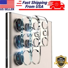 2 Pack Camera Lens Protectors For Samsung Galaxy S24 Ultra Plus S23 9H Tempered