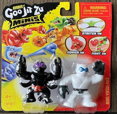 HEROES of GOO JIT ZU MINIS BLAZAGON vs ROCK JAW or PANTARO vs