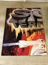 Sub-Terrania Sega Genesis Foldable Promo Poster Insert ONLY FREE SHIPPING 