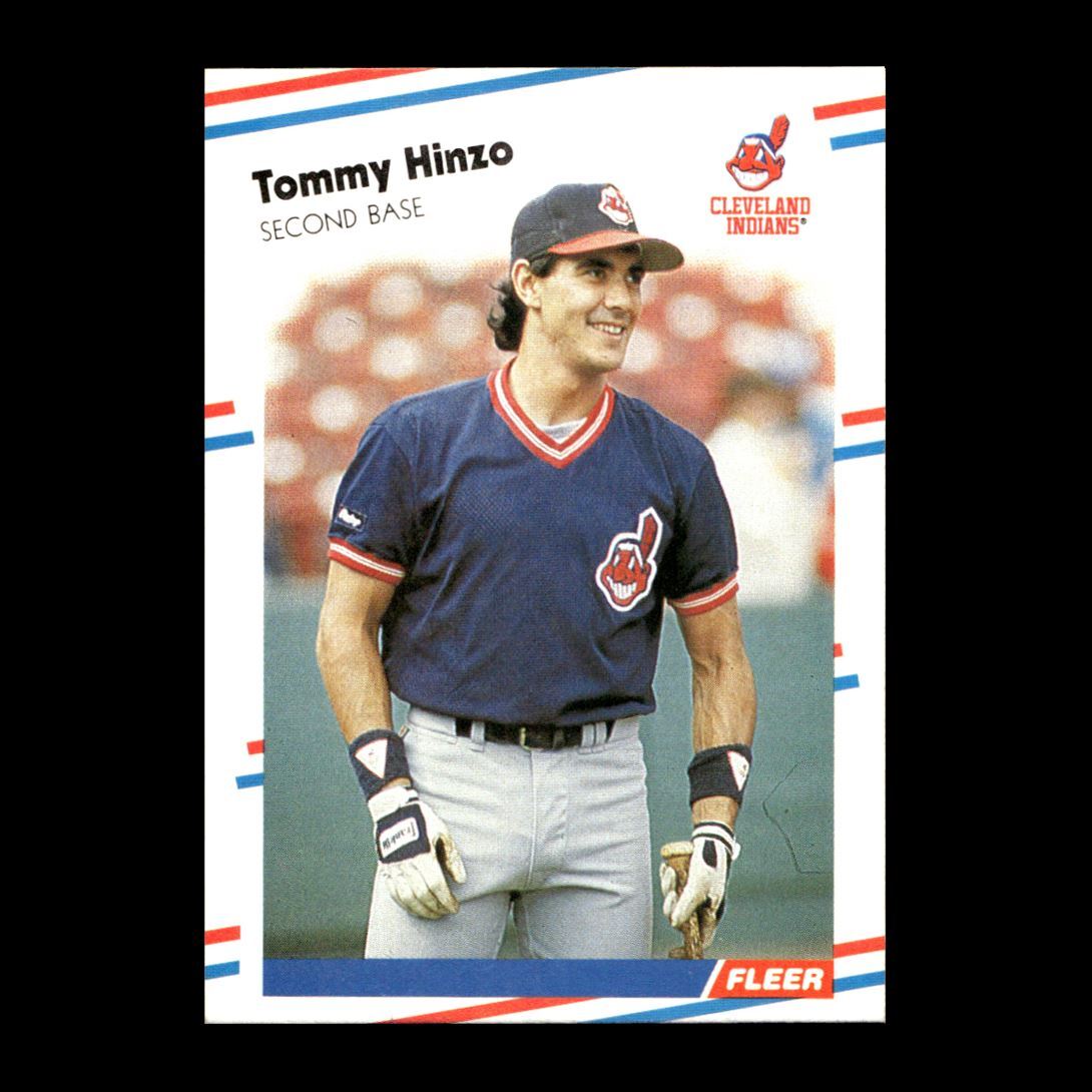 Tommy Hinzo 1988 Fleer Rookie Cleveland Indians #611 R326W 8 | eBay