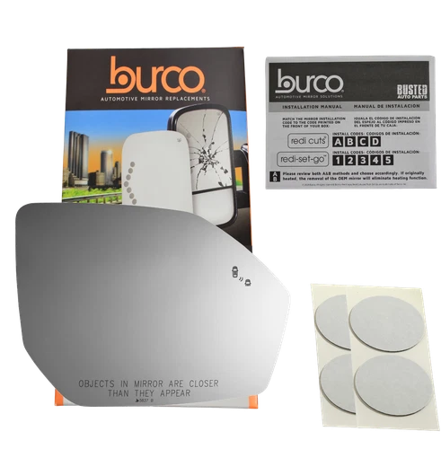 Passenger Side View Mirror Glass 2020-2022 Hyundai Palisade w/ Blind Spot Icon