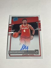Skylar Mays 2020 Donruss Optic SIGNATURE #196 RATED ROOKIE RC AUTO