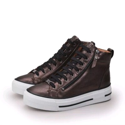 BNIB! MODA IN PELLE Women's Ladies Annaken Leather High Top