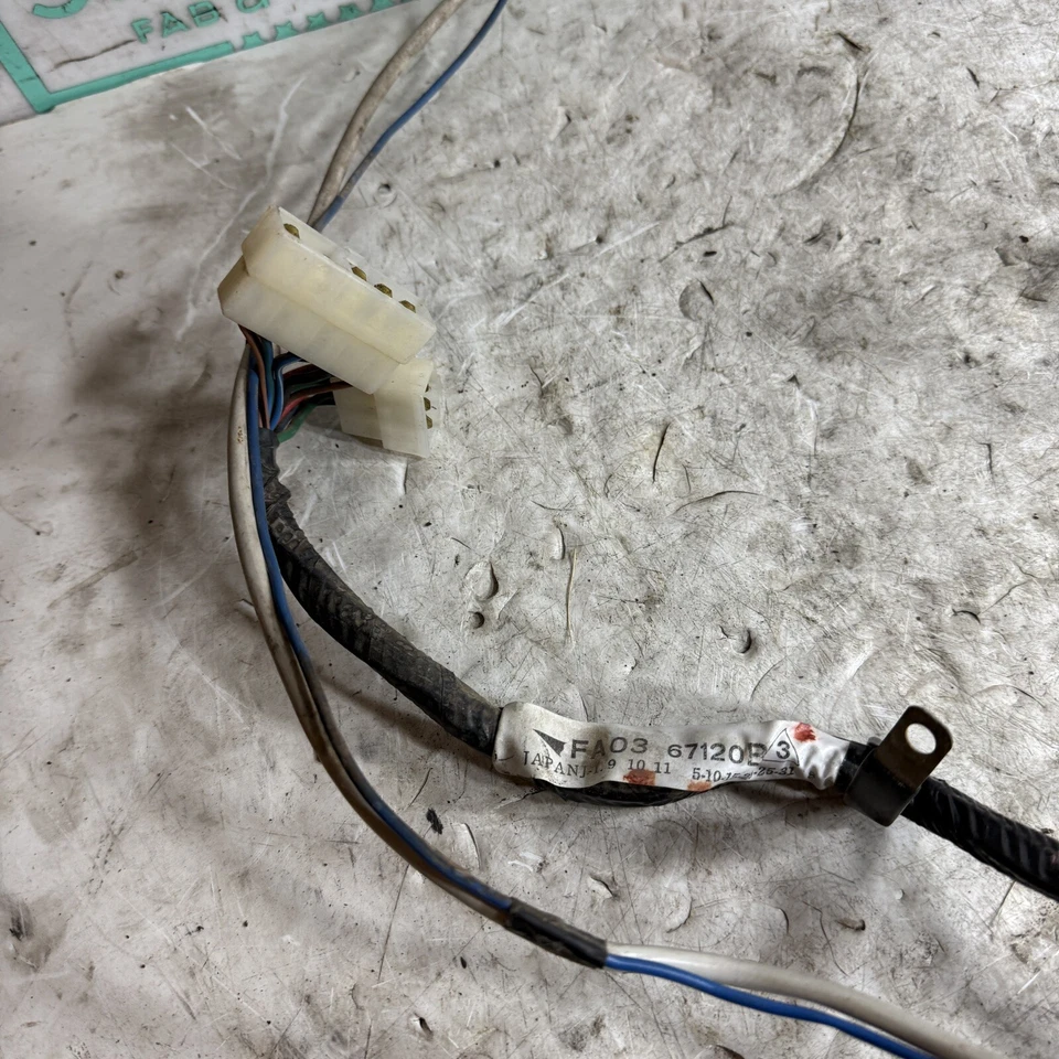 81-83 Mazda RX7 Interior Wiring Harness FB - Image 3 of 4