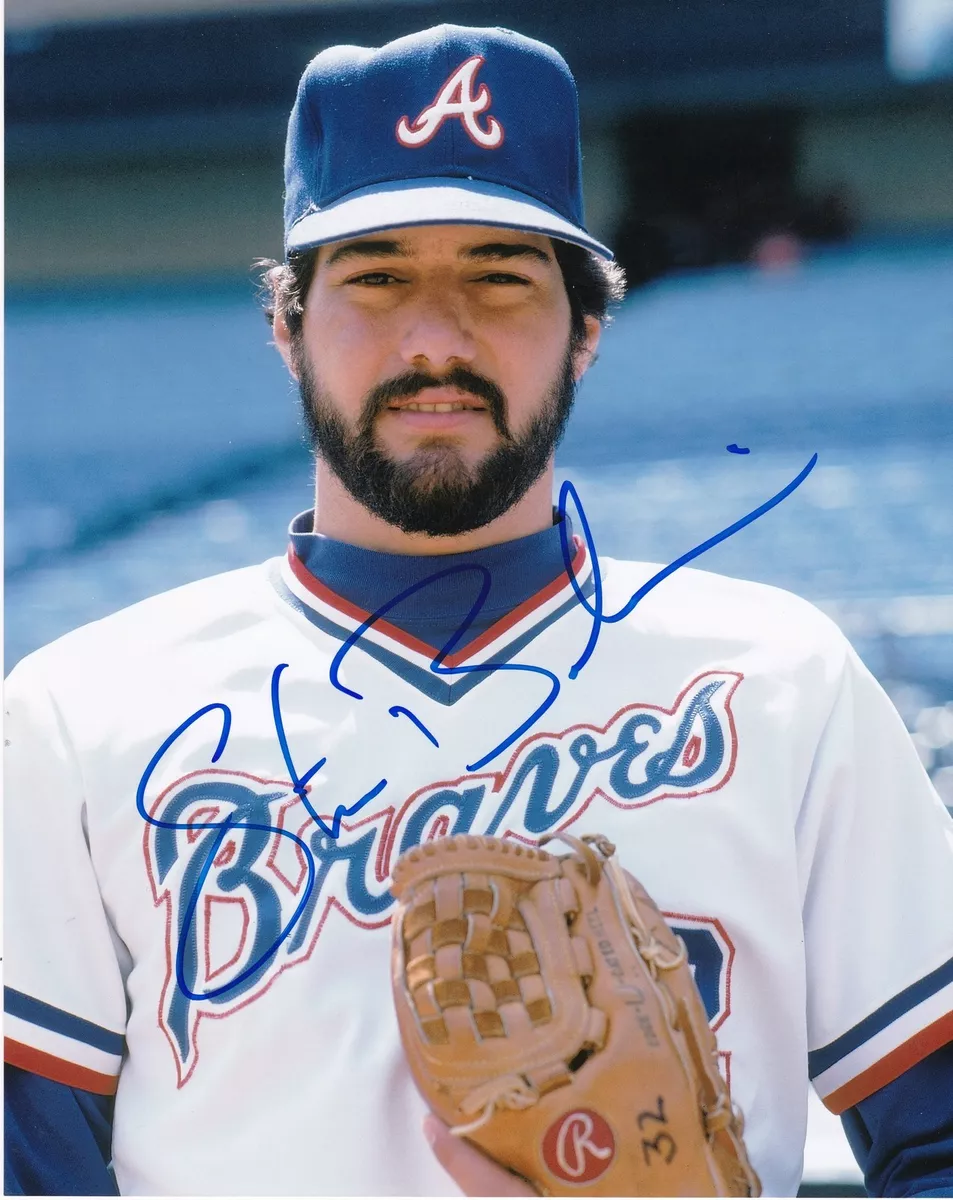 STEVE BEDROSIAN ATLANTA BRAVES ACTION SIGNED 8x10 eBay