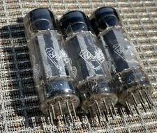 A+ Trio (3) 1963 Amperex 6CW5 EL86 Power Tubes Bugle Boy M1E L3B1 Bruxelles