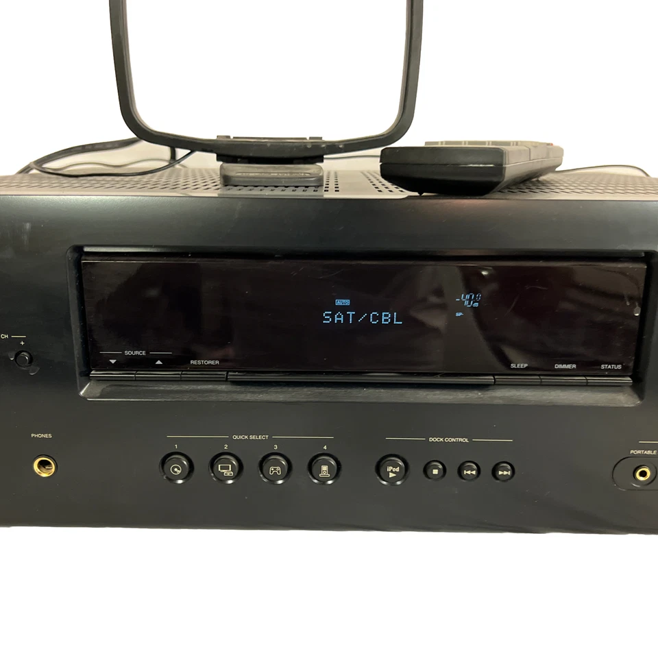 Denon AVR-1312 - 5.1 Ch HDMI Surround Sound Receiver w/ Remote Bundle; Tested! - Image 2 of 4