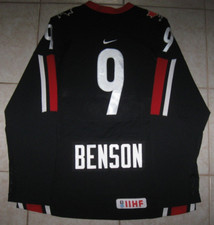 #9 Zach BENSON Team CANADA Off. Lic. NIKE Jersey, Size Men's M