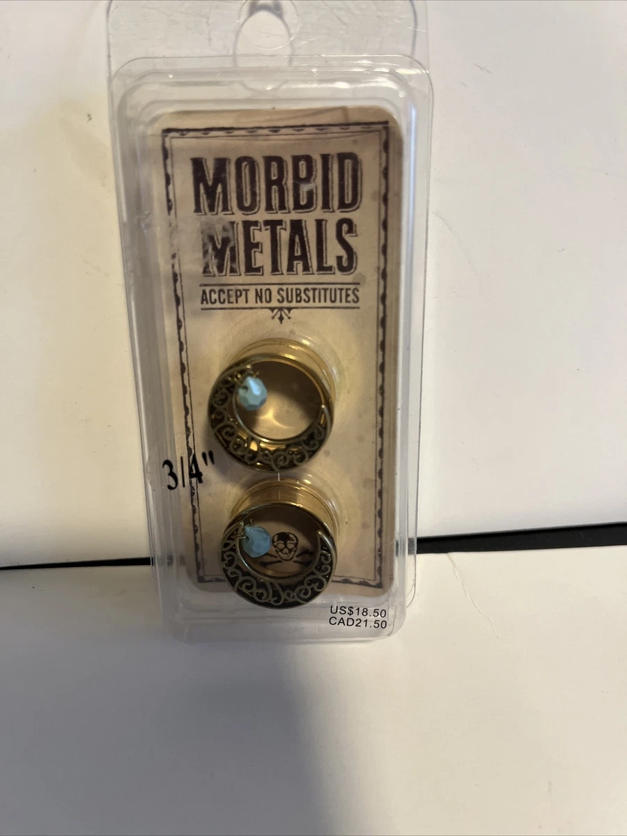 Morbid Metals Plugs 2 Pack 3 4