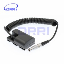 Dummy Battery LP-E6 to 2 pin Power Cable for Canon 5D3 5D mark II 7D 60D